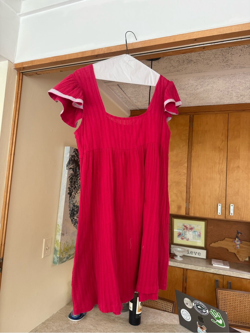 Bright Pink PITSUSA Short Sleeve COVER UP